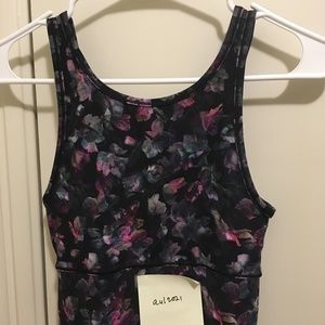 Lululemon Power Pivot Tank, Activate Floral Multi Size 4 - NWOT